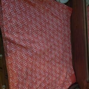 Red Patterned Women's Skirt